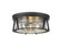 Cape Harbor Three Light Flush Mount in Matte Black (224|491F3-MB)