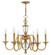 Eleanor LED Chandelier in Heritage Brass (13|4956HB)
