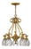 Plantation LED Chandelier in Burnished Brass (13|4885BB)