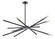 Archer LED Chandelier in Satin Black (13|4766SK)