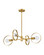 Desi LED Foyer Pendant in Lacquered Brass (13|37294LCB)