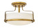 Harper LED Semi-Flush Mount in Heritage Brass (13|3641HB)