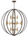 Euclid LED Chandelier in Spanish Bronze (13|3464SB)