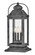 Anchorage LED Pier Mount in Aged Zinc (13|1857DZ)