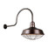 Warehouse One Light Outdoor Gooseneck Light in Oil Rubbed Bronze (381|H-QSN15118-SA-145/QSNHL-C-145/QSNWGR-18``-145)