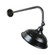 Warehouse One Light Outdoor Gooseneck Light in Black (381|H-QSN15117-SA-91/QSNB-13-91/QSNSK-91)