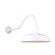 Warehouse One Light Outdoor Gooseneck Light in White (381|H-QSN15116-SA-93/QSNHL-A-93)