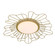 Yasmin LOG LED Flush Mount in Light Olympic Gold (62|9132-FM24 LOG-OP)