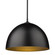 Zoey One Light Pendant in Matte Black (62|6956-L BLK-BLK)