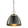 Aldrich One Light Pendant in Aged Brass (62|6928-S AB-BLK)