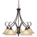 Lancaster Five Light Chandelier in Rubbed Bronze (62|6005-D5 RBZ)