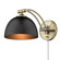Rey AB One Light Wall Sconce in Aged Brass (62|3688-A1W AB-BLK)