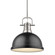 Duncan One Light Pendant in Pewter (62|3604-L PW-BLK)
