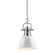 Duncan One Light Pendant in Pewter (62|3602-S PW-WH)