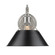 Orwell One Light Wall Sconce in Pewter (62|3306-1W PW-BLK)