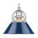 Orwell One Light Wall Sconce in Chrome (62|3306-1W CH-NVY)