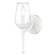 Regent One Light Wall Sconce in Textured White Plaster (62|1210-1W TWP)