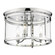 Payton Three Light Flush Mount in Chrome (62|1157-FM CH)