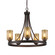 Hidalgo Five Light Chandelier in Sovereign Bronze (62|1051-5 SBZ)