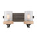 Chatham Two Light Vanity in Gunmetal Bronze (62|1048-BA2 GMT-CS)