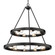 Castile 15 Light Chandelier in Matte Black (62|1019-69 BLK)