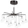 George's Web LED Chandelier(Convertible To Semi Flush) in Bronze With Gold Dust (42|P8238-671-L)