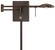 George'S Reading Room LED Swing Arm Wall Lamp in Copper Bronze Patina (42|P4338-647)