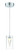 Funnel Cloud LED Mini Pendant in Chrome (42|P20-077-L)