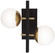Alluria Two Light Wall Mount in Weathered Black With Autumn Gold (42|P1351-618)