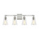 Monterro Four Light Vanity in Satin Nickel (454|VS24704SN)