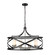 Malcalester Eight Light Chandelier in Matte Black + Brushed Nickel (224|481P30-MB-BN)