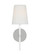 Monroe One Light Wall Sconce in Polished Nickel (454|KSW1081PNGW)