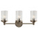 Ava Three Light Wall Sconce in Antique Nickel (268|AH 2202AN-CG) Ava Three Light Wall Sconce in Antique Nickel (268|AH 2202AN-CG)