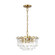 Arden Four Light Chandelier in Burnished Brass (454|CC1254BBS)