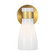 Moritz One Light Wall Sconce in Burnished Brass with Milk White Glass (454|AEV1001BBSMG)