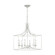 Bantry House Six Light Chandelier in Gloss Cream (454|AC1046GCM) Bantry House Six Light Chandelier in Gloss Cream (454|AC1046GCM)