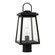 Founders One Light Outdoor Post Lantern in Black (454|8248401-12)