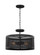 Gereon Two Light Semi-Flush Convertible Pendant in Black (454|7728502EN7-12)