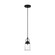 Anders One Light Pendant in Midnight Black (454|6544701-112)