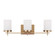 Zire Three Light Bath in Satin Brass (454|4490303EN3-848)