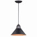 Outland One Light Outdoor Pendant in Aged Iron and Light Gold (63|T0349)
