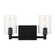 Fullton Two Light Bath Vanity in Midnight Black (454|4464202-112)