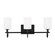 Oak Moore Three Light Bath Vanity in Midnight Black (454|4457103-112)