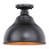 Delano One Light Outdoor Flush Mount in Oil Burnished Bronze and Light Gold (63|T0315)
