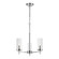 Zire Three Light Chandelier in Chrome (454|3190303EN-05)