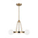 Clybourn Three Light Chandelier in Satin Brass (454|3161603-848)