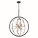 Estelle Six Light Pendant in Polished Nickel and Matte Black (63|P0342)