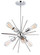 Estelle Six Light Pendant in Polished Nickel (63|P0237)