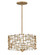 Farrah LED Pendant in Burnished Gold (138|FR33103BNG)