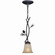 Sierra One Light Mini Pendant in Black Walnut (63|P0201)